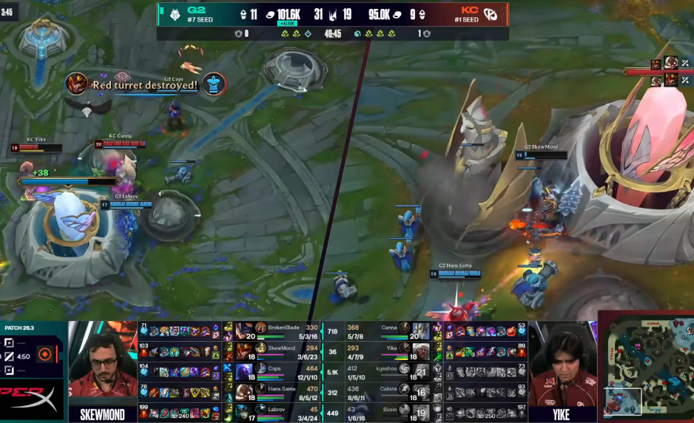 关于Doinb连续三场比赛得分超过败北,G2挑战极限!的信息 关于Doinb连续三场比赛得分超过败北,G2挑战极限!的信息